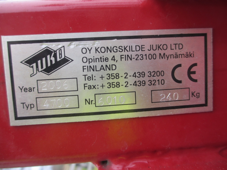 3816 Juko potato ridger 4 row 75-90 cm new condition