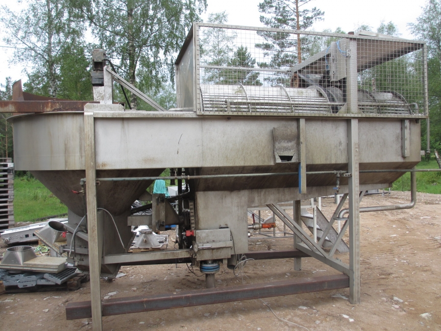 3850 LIMAS Waschlinie mit Integriert Stenseparator