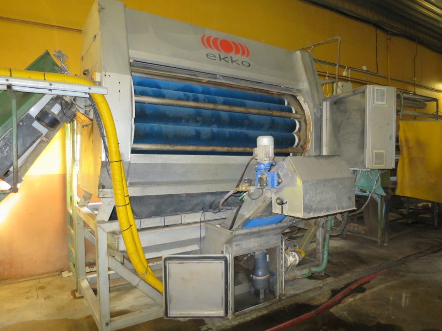 3870 EKKO Polierer 2,2 m Bürsten mit Wassen recirkulation
