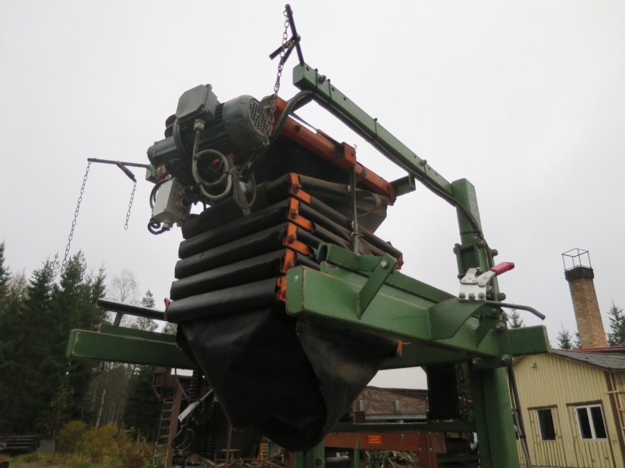 3911 Schouten big bag vuller mit Separat Förderband
