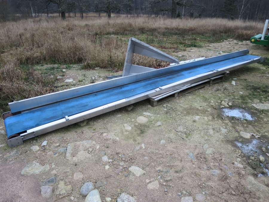 3927 Förderband Edelstahl 6250x350 mm