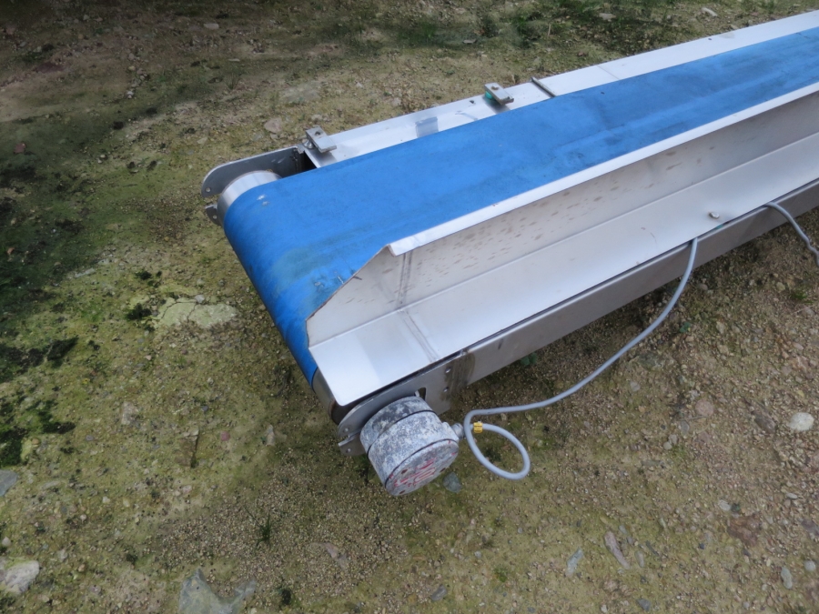 3927 Förderband Edelstahl 6250x350 mm