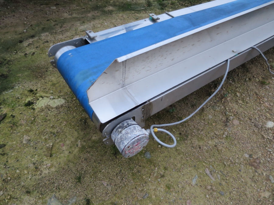 3927 Förderband Edelstahl 6250x350 mm