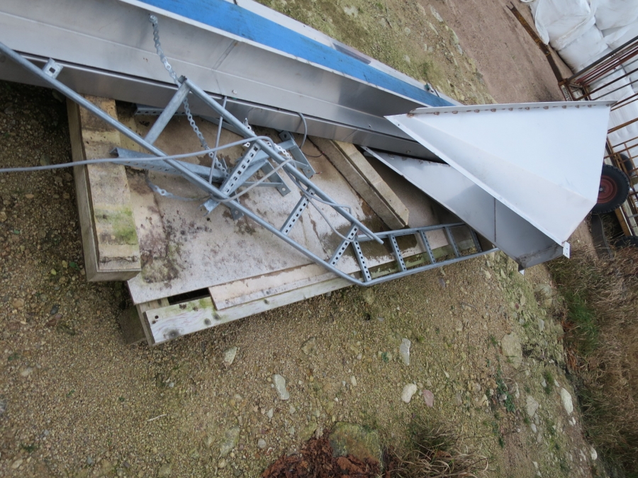 3927 Förderband Edelstahl 6250x350 mm
