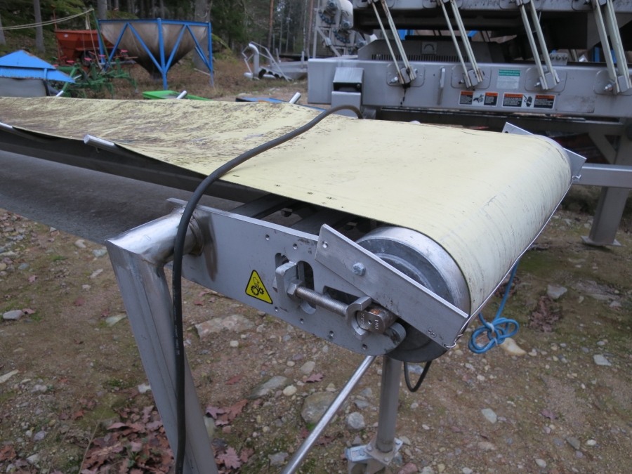 3933 Förderband Edelstahl 4900x450 mm