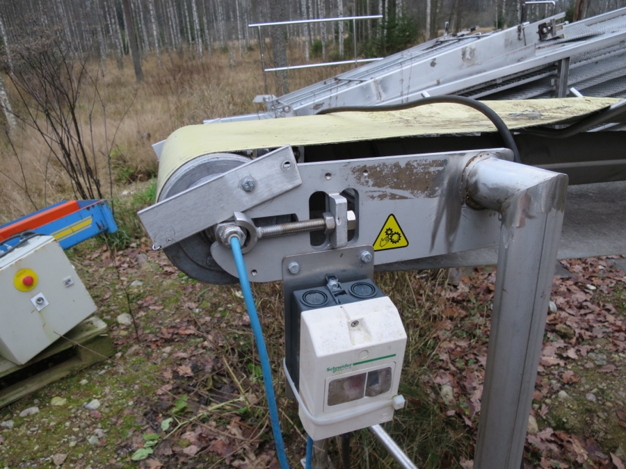 3933 Förderband Edelstahl 4900x450 mm