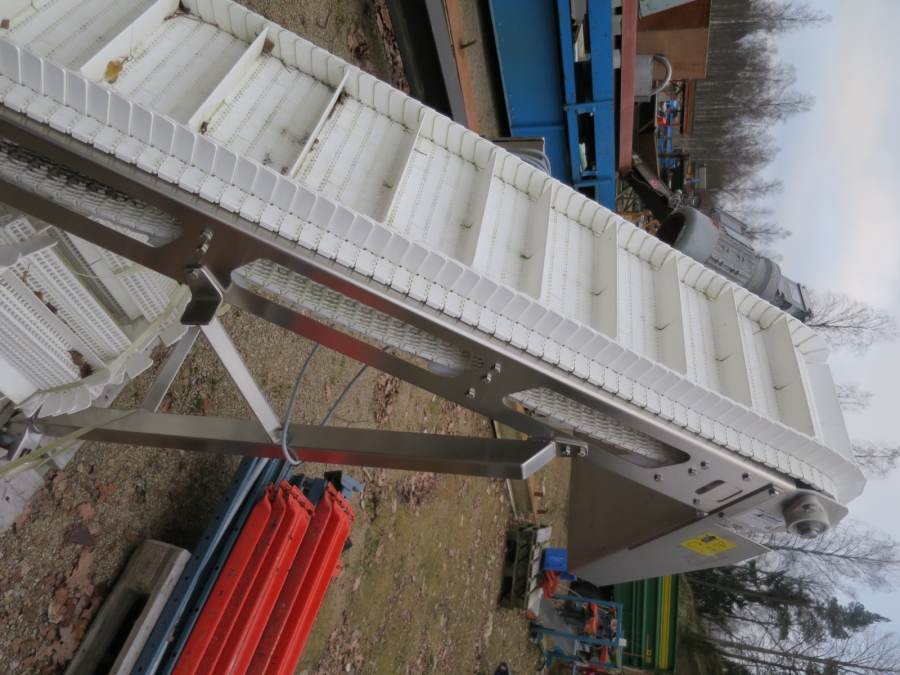 3958 Larkap elevator stainless 1700x350 mm +gooseneck