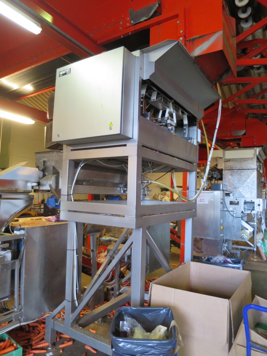 4032 Newtec 3009 Waage mit Verpackungsmaschinen für Möhren